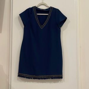 Brixon Ivy Navy Shift Dress